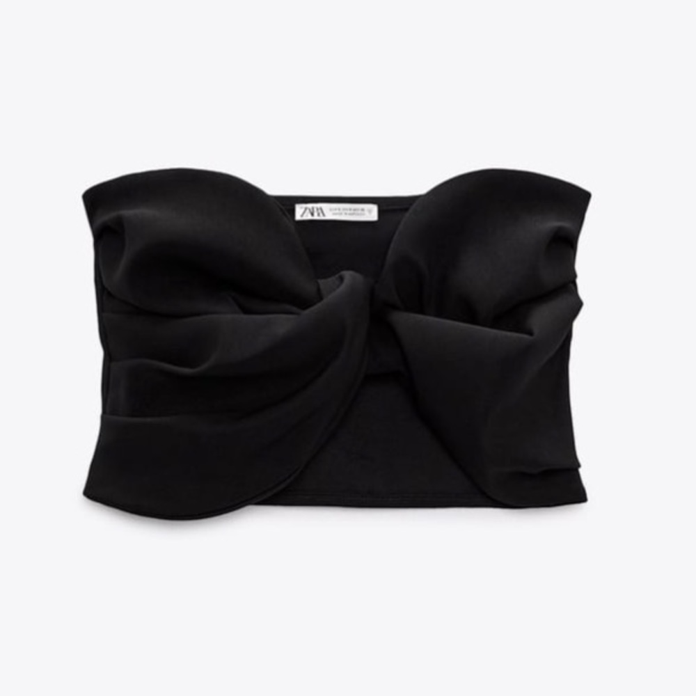 Zara wrap crop top